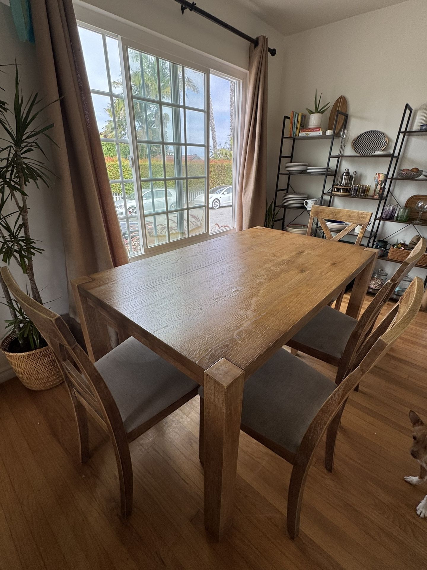 Dining Table with Bench (6 Person)