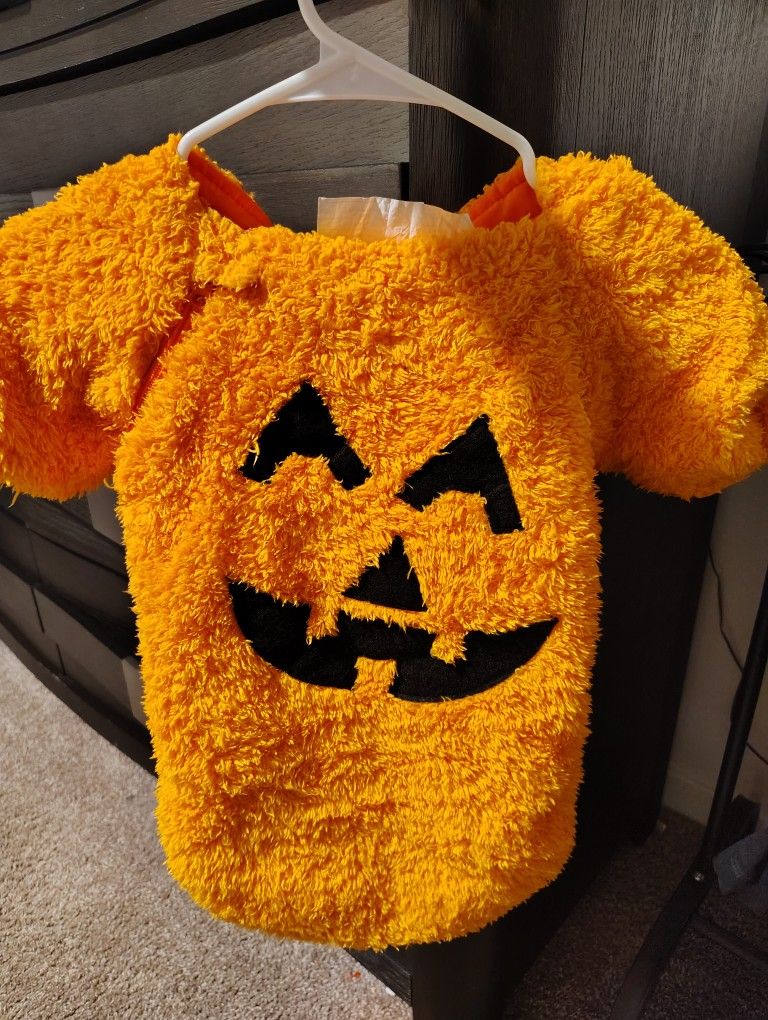 Pumpkin Costume 0-3 Months