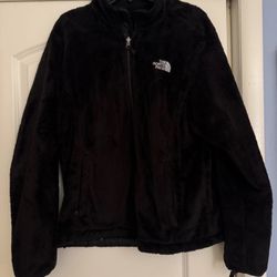 The North Face Plush Black Full-Zip Fleece Jacket