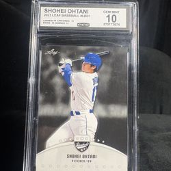 2023 Leaf Baseball Shohei Ohtani LB-01 Gem Mint 10 CSG MLB Sports Trading Card