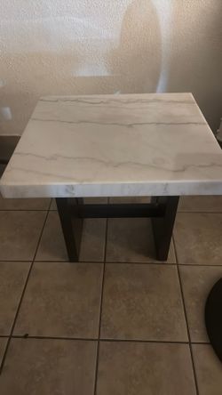 Marble end table
