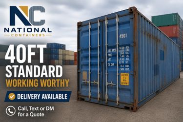 40FT Shipping Container - Working Worthy Storage Container - Dallas TX