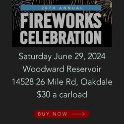 Oakdale Fireworks Show Tickets 6/29/24