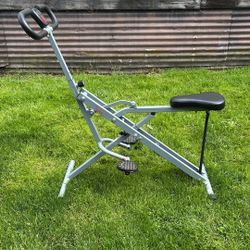 Smart Upright Row-N-Ride® Hydraulic Squat Assist Trainer Machine for Abs and Glute Workout