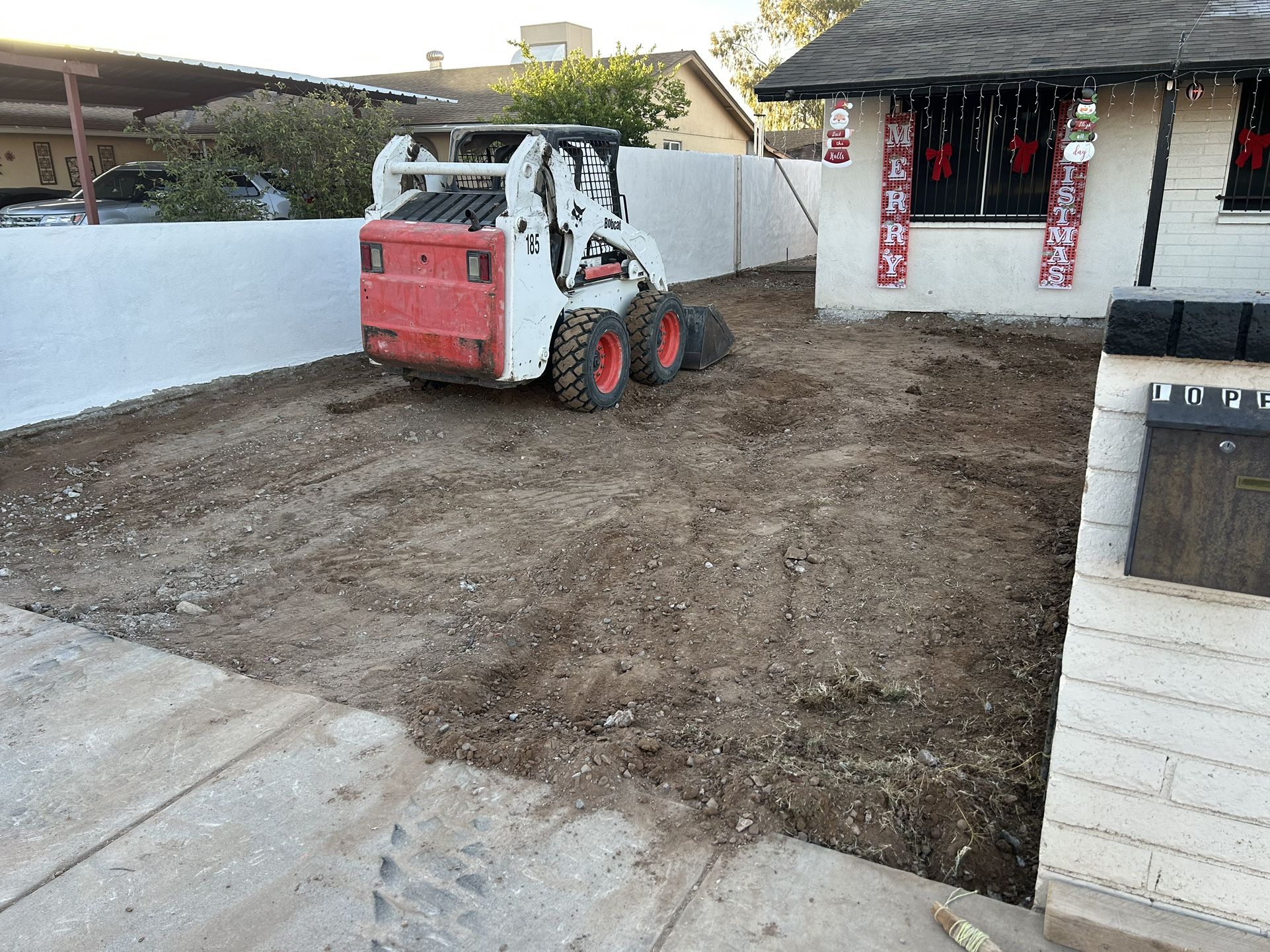 Skid Steer Dump Trailer Bobcat