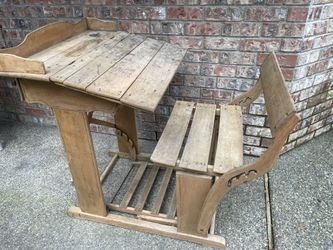 Antique School Desk