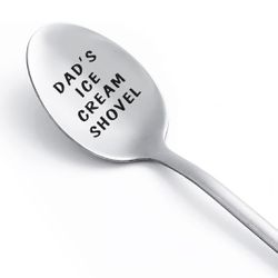 Gifts for Dad Fathers gifts for men, Engraved Stainless Steel Spoon Shovel, Birthday Father’s day