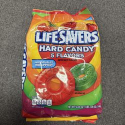 LIFESAVERS HARD CANDY 5 FLAVORS. NET WT 50.00 OZ (3LBS 2.00 OZ) 1.4kg. Pick Up In West Hollywood 