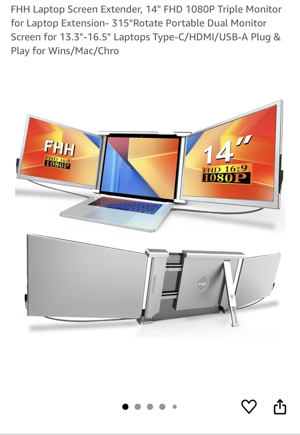 FHH Laptop Screen Extender