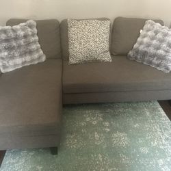 Small Convertible Double Sleeper Sectional couch