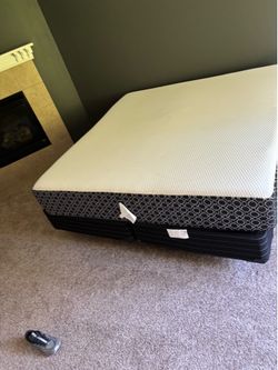 King mattress and frame