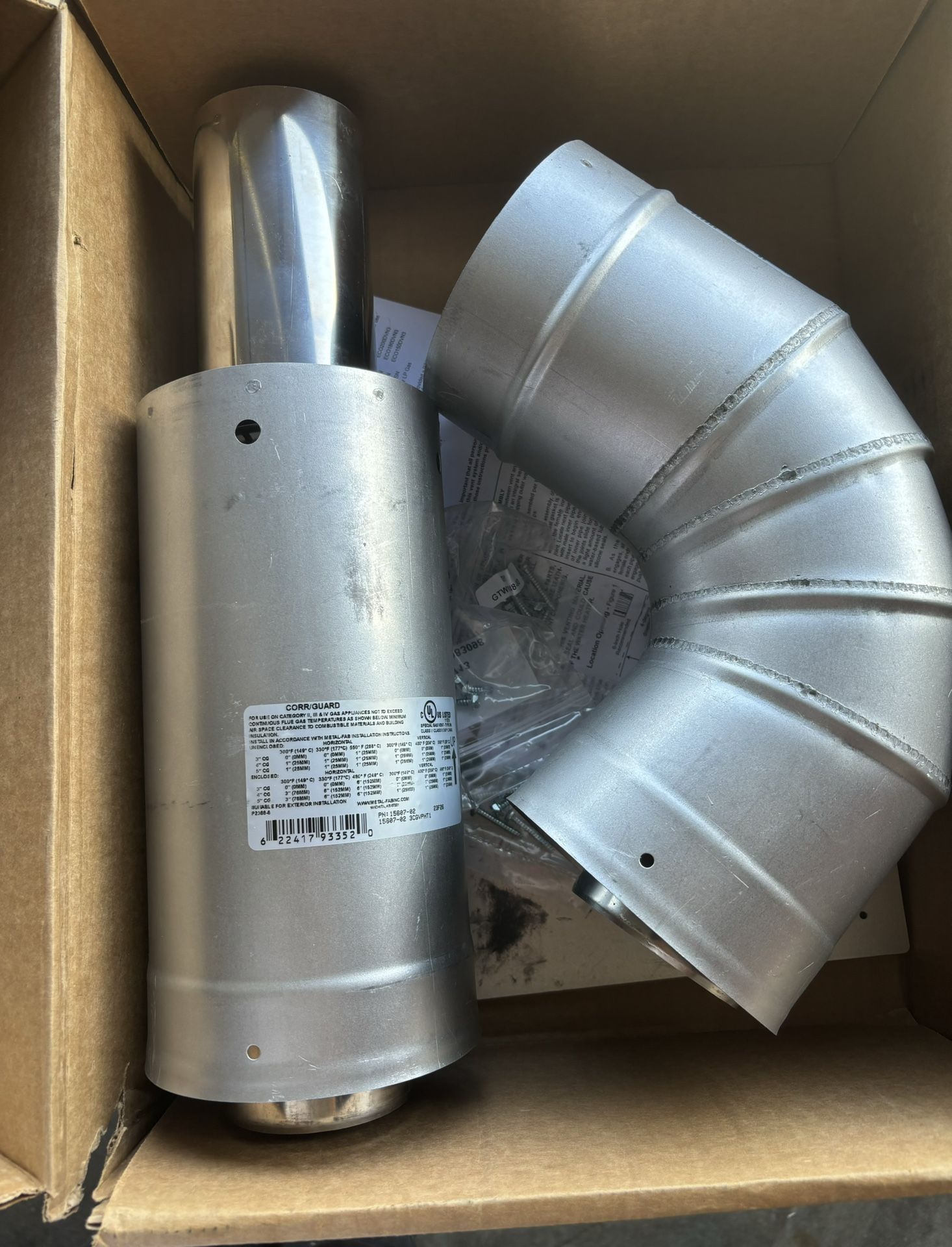 Water Heater Vent kit