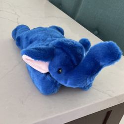 Beanie Baby Peanut Royal Blue Large