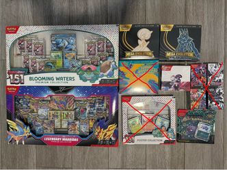 Variety of Pokemon TCG items