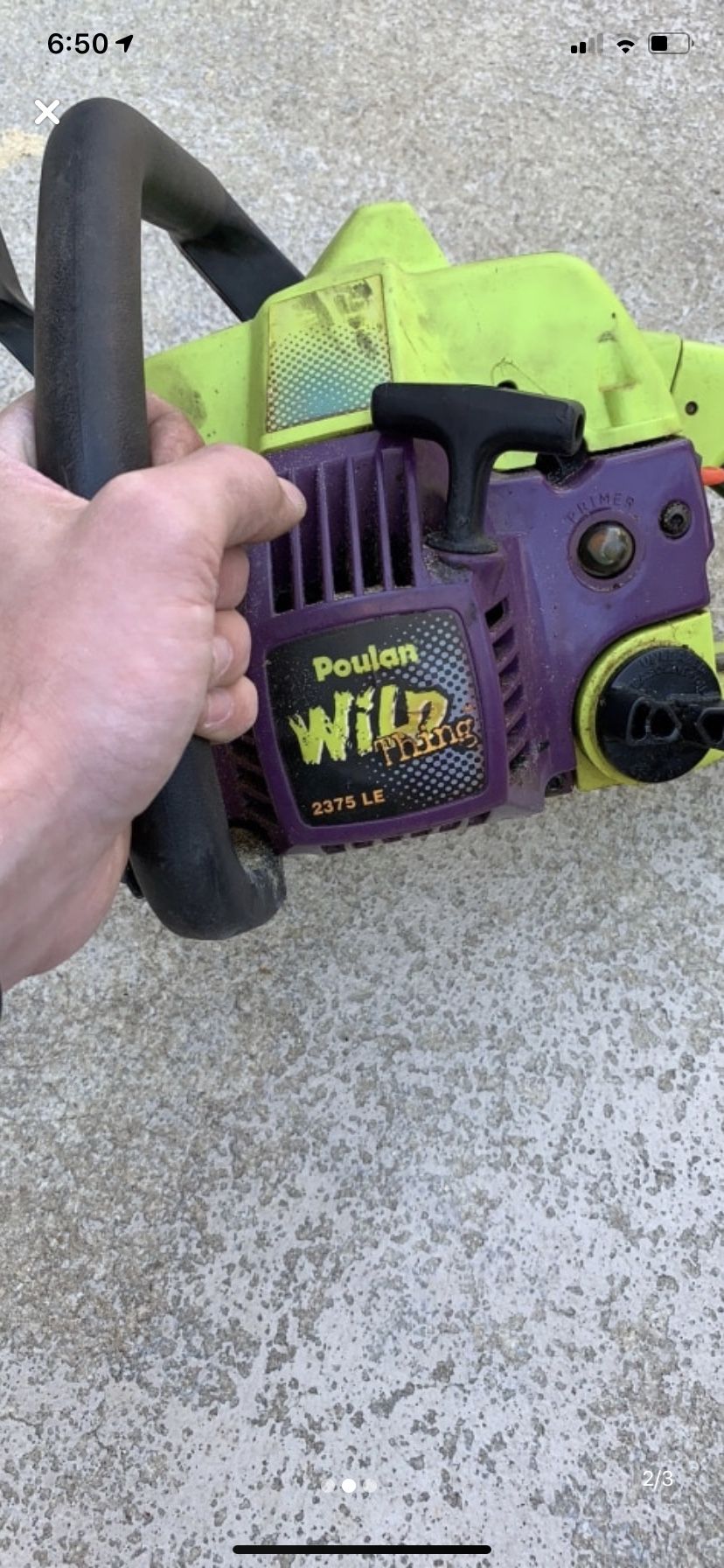 Poulan Wild Thing 2375 LE Chainsaw for Sale in Deltona, FL OfferUp