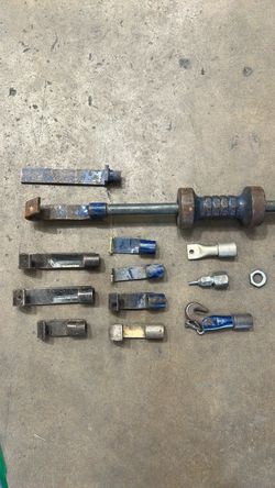 Morgan knocker Slide Hammer with extra Attachments Set