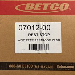 4 GALLON BOX BETCO ACID FREE RESTROOM CLEANER