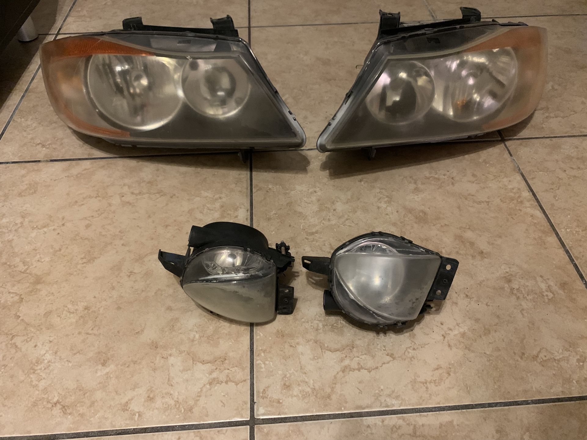 OEM BMW Headlights and Fog Lights