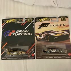 2 Cars Hot Wheels Premium Collection 