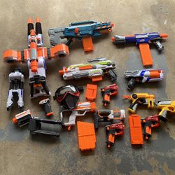 Lot of Nerf Guns