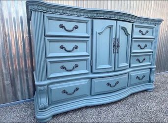 Lovely Refinished TALL  12 Drawer Dresser