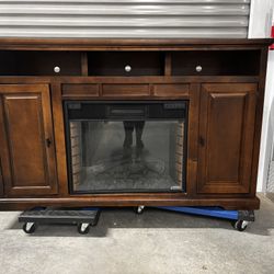 FREE Entertainment Center Fireplace 