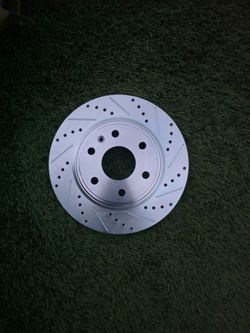 Drilled and Slotted Brake Rotor