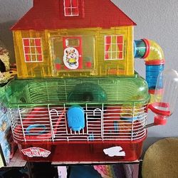 Hamster Stuff,  Cage, Toys, Etc.