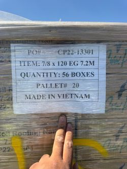 Roofing nails coils 7/8