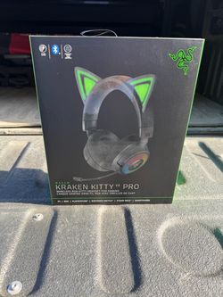 Razer Kraken Kitty V3 Pro Wireless RGB Kitty Headset for Gaming and Streaming