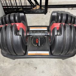 Bowflex Adjustable Dumbbells 5-52.5 Lbs 