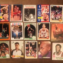 Mixed Lot Of 15 Basketball Cards GC