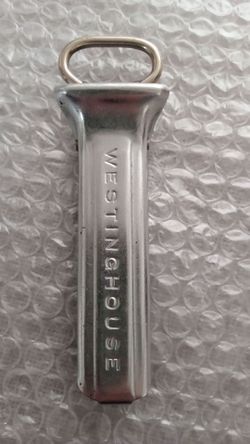 Vintage 1940s  to 1950s Metal Westinghouse Refrigerator Bottle Opener