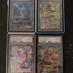 Pokemon card slab collection