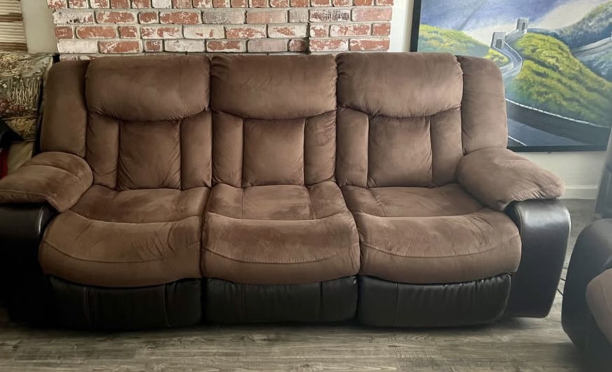 Couches Love Seat And Recliner Set