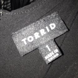 Torrid Size 1 Little Black Dress