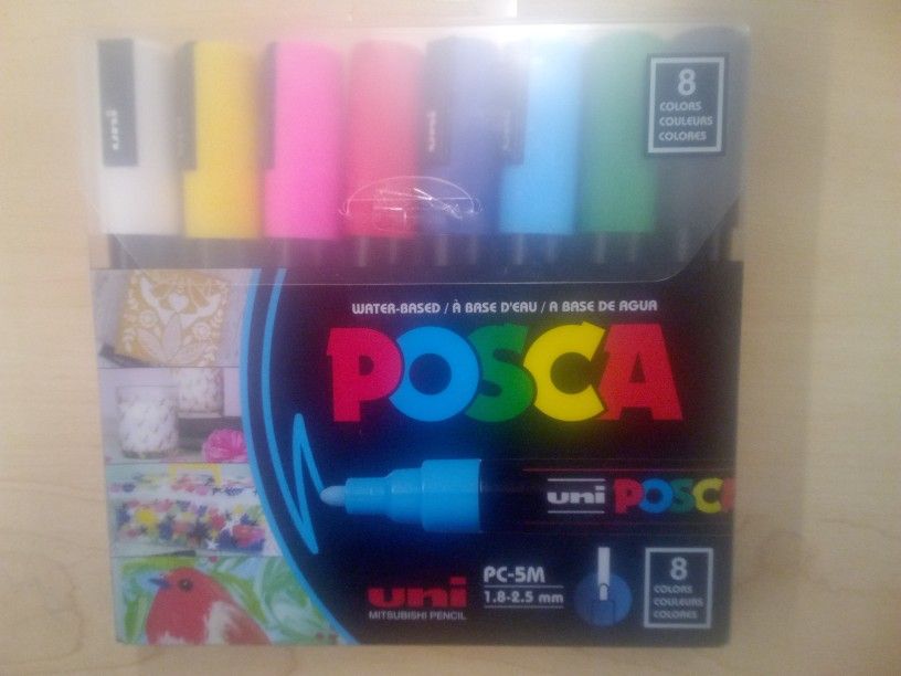 Posca Paint Markers - 8pk.