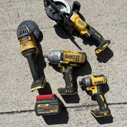 Dewalt tool set , impact ,1/2 , grinder 