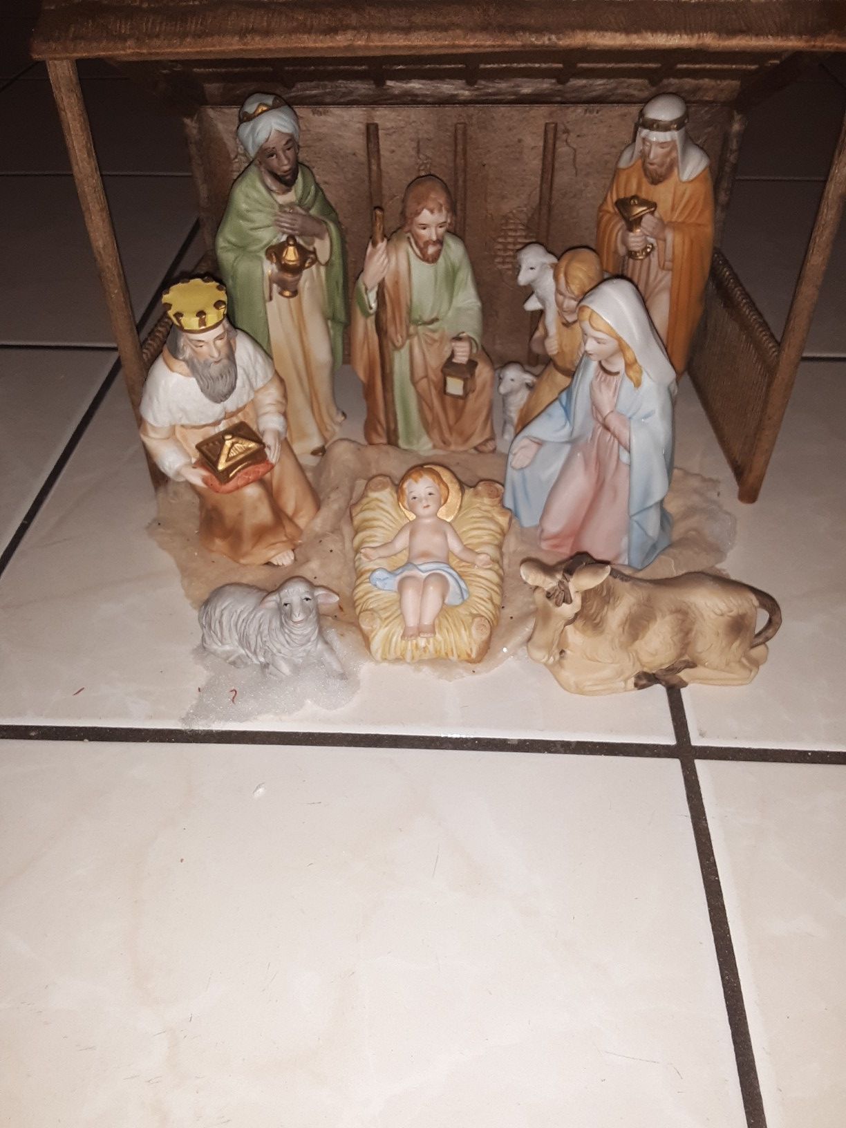 Jesus in the manger