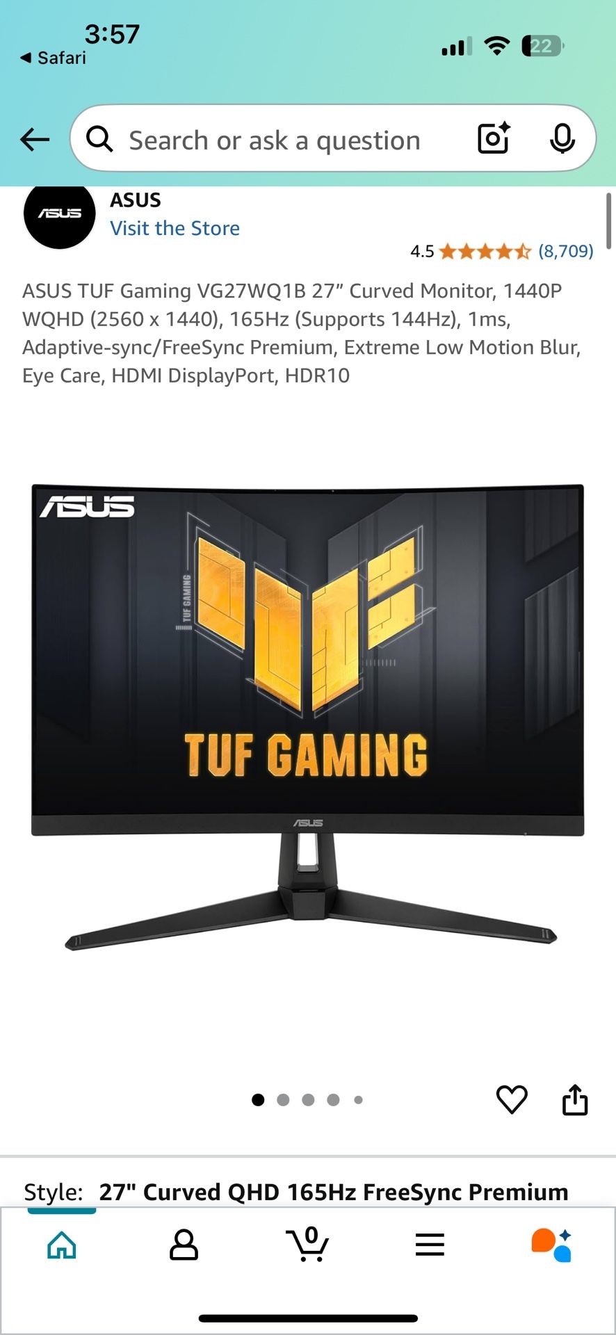 Gaming Monitor (ASUS TUF GAMING)