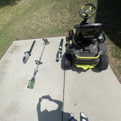 Ride On Lawn mower bundle