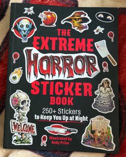 The extreme horror sticker book new