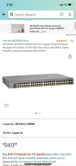 Netgear Gs752TXS