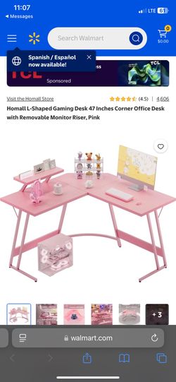 Pink Gaming Desk
