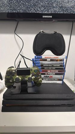 PS4 Pro (Used, With games, Bundle, has an account but logged out).