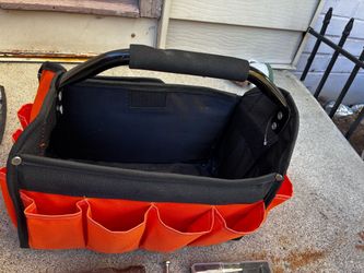 Open-Top Tool Bag with Handle