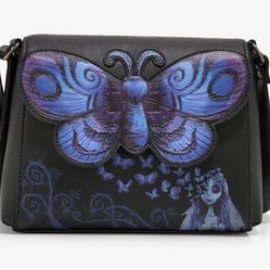 Goth Tim Burton The Corpse Bride Crossbody Bag