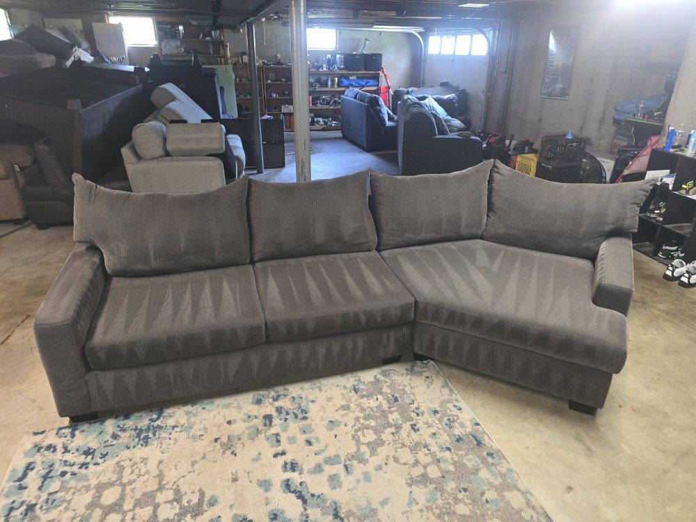 Gray 2 Piece Sectional