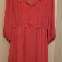 Dress With Necklace And Earrings Set