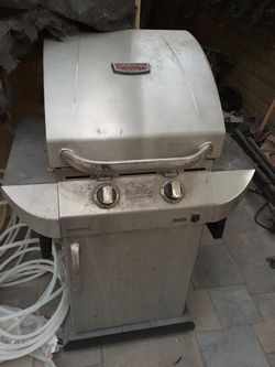 Commercial Char Broil infrared BBQ grill heater side panels two burner propane tank cover bbq grill